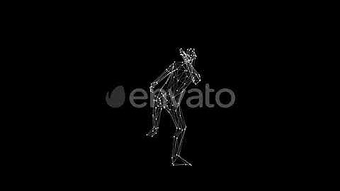 Plexus Dancer VJ Loop | Motion Graphics - Envato elements