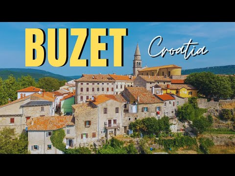 Buzet town in Istra, Croatia