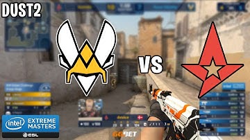 Team Vitality vs  Astralis - Map 2 Dust2 - CSGO IEM Global Challenge 2020