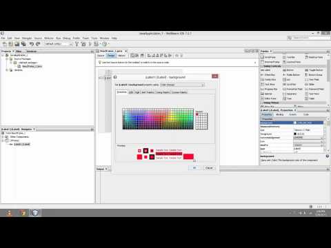 Java tips 1 open netbeans and create UI