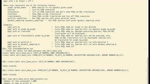 Execute PGQL graph queries in SQLcl