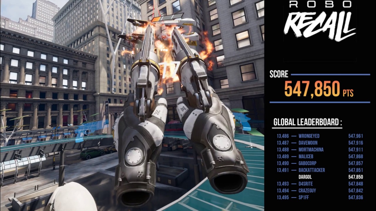 Boss fight in Robo Recall
