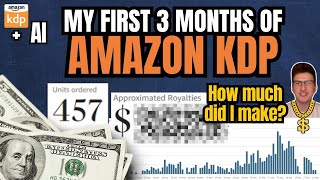 Amazon KDP Income Report 2024 | My First 3 Months of Publishing