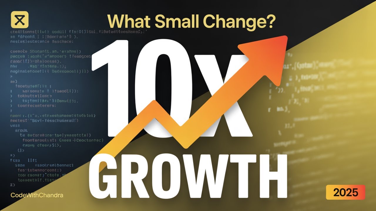 What SMALL Change Got Me 10x GROWTH? YouTube