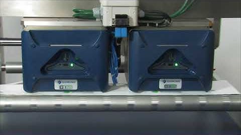 Thermal Transfer Overprinter (TTO) - V series with multi-line and moving-head application.