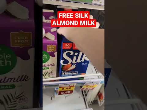 FREE Silk Almond Milk at Kroger Easy Coupon Deal for Beginners #coupondeals #free #deal #krogerdeals