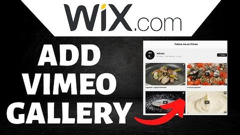 How To Add Vimeo App Gallery on Wix Website