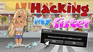 HACKING MY SISTER ON MSP!!! *She Cried*