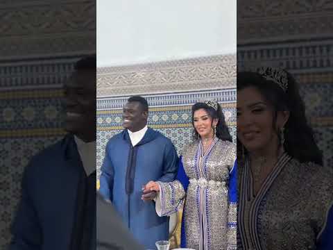 زين حي روام زين مراسيم حفل زفاف لعروسين مغربية سوداني وفق تقاليد المملكة المغربية الشريفة