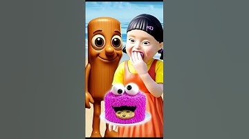 Squid Game vs Tung Tung Tung Sahur AI Edible Pink Slime ASMR #squidgame2 #ai #asmr #sahur
