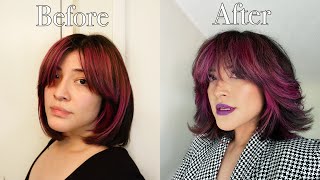How I blow dry and style my shag cut
