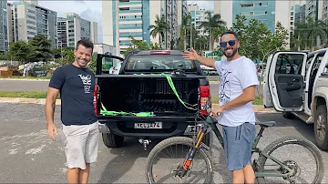 Como carregar bicicleta em caminhonete?