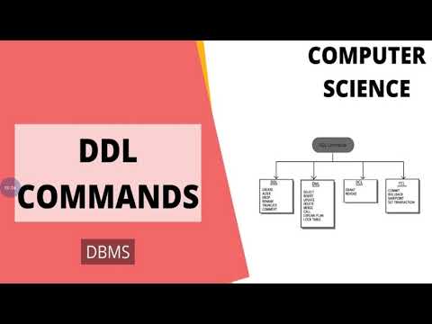 DDL COMMANDS |