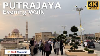 [4K 60fps HDR] PUTRAJAYA | Evening Walk - Enchanting Sunset View | May 2024 - Malaysia Walking Tour