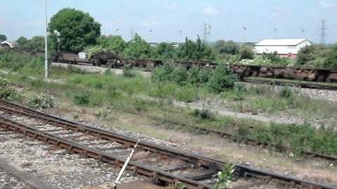 DB Schenker Class 66 66153 Passing Didcot Parkway Working A intermodal Train