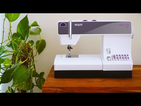 Unboxing new sewing machine | Pfaff Select 3.2 unboxing, bobbin winding and threading  | IDT system
