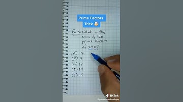 Priemfactoren truc
