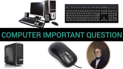 Computer Quiz /Computer Important Question for all competitive exam / computer Important question
