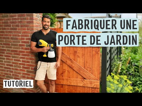 Fabriquer soi-même une porte de jardin : instructions de Saris Garage avec le WAGNER W 100