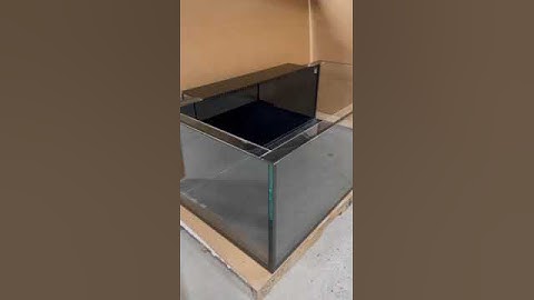 290 Gallon Show Tank with Notched Overflow #joeglasscages #glasscages #customaquariums