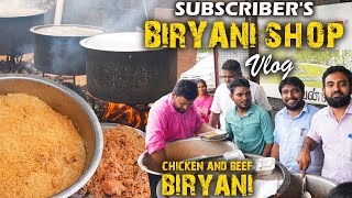 Subscriber Biryani Shop Opening Vlog | Chicken and Beef Biryani | Food Exploring with Jb..