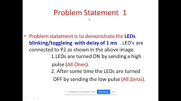 Unit No. 1 LED interfacing with 8051 tutorial