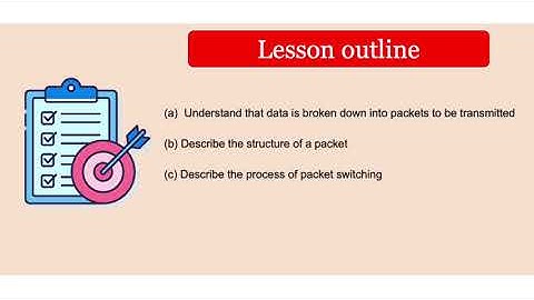 Unit 2 Lesson 1 - Data packets and packet switching