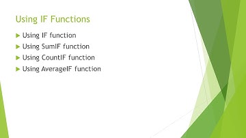 Excel 2013 - Lesson 14 - If Functions