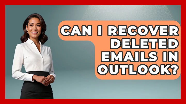 Can I Recover Deleted Emails in Outlook? - TheEmailToolbox.com