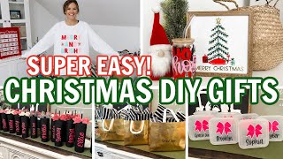 SUPER EASY DIY CHRISTMAS GIFTS AND PROJECTS | DIY WITH ME! | EASY CRICUT PROJECTS