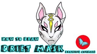 How To Draw Fornite Drift Mask | Drawing Animals