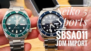 SEIKO 5 Sports SBSA011 JDM Import Unboxing - YouTube