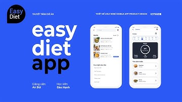 Case study diet app "Easy Diet", thuyết trình bởi Đào Hạnh, UX-UI Web/ Mobile App Product Design