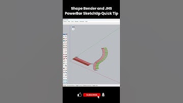 Shape Bender and JHS PowerBar SketchUp Quick Tip – Easy Curve & Copy Tools Tutorial