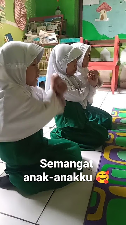 latihan asmaul husna dengan gerakan dan irama musik 😇