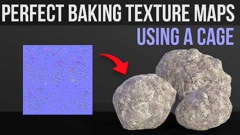 Baking Perfect Texture Maps Using a Cage | Blender 2.8