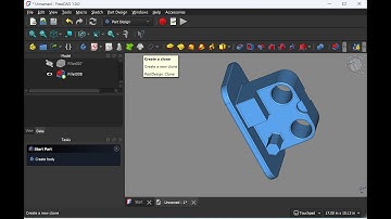 FreeCAD 1.0, Andy Sly Machine Engineer, 3D Part Drawing