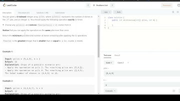 Remove Stones to Minimize the Total | Leetcode Daily Challenge | Java