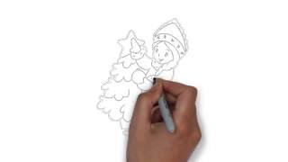 как нарисовать снегурочку,how to draw a Snow Maiden,cómo dibujar una doncella de nieve(Сказочный образ девушки из снега, растаявшей весной. Thank you. Subscribe to our channel and we will be very grateful. Evaluate and comment ......, 2016-11-18T21:02:46.000Z)