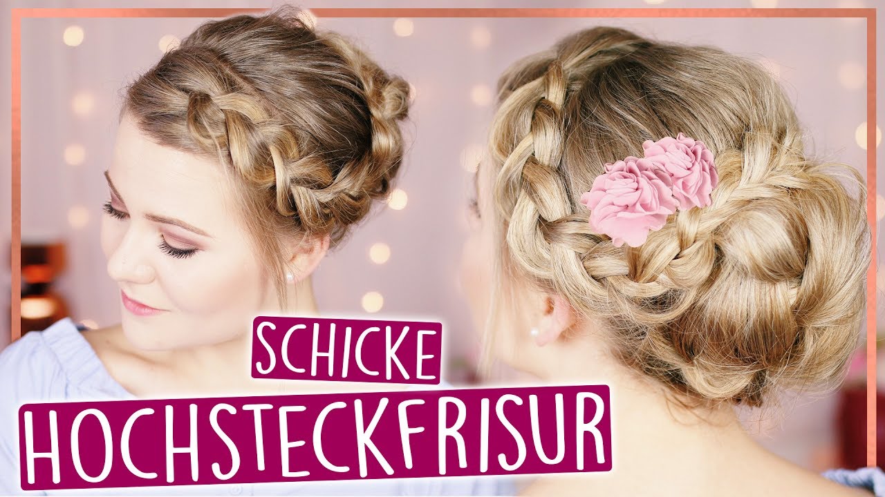 Easy Hochsteckfrisur Fur Mittel Lange Haare Maybeperfect Youtube