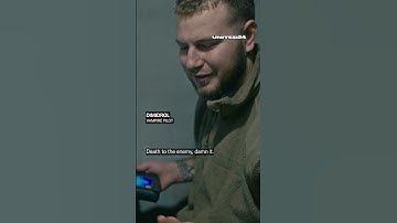 Ukrainian Soldier Attacks Russian Forces Using Drone #warinukraine