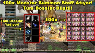 4Missandeii Sancakbey 100X Monster Summon Staff Atıyor Tüm Bosslar Düştü Knight Online