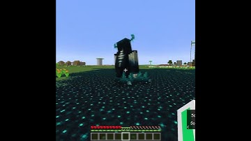 Cursed Friendly Warden in Minecraft