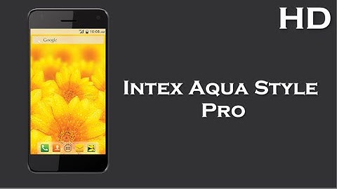 Intex Aqua Style Pro comes with 4.5 Inch Display 1800mAh battery, 1GB RAM, Android 4.4 KitKat