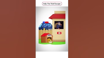 Help The Thief Escape 😂 #Game #Games #Gaming #Gameplay #Shorts