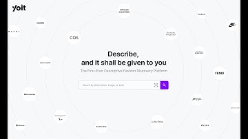 Yoit: The First-Ever Descriptive Fashion Discovery Platform