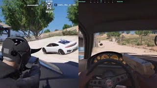 CG Rob 2 Guns From The Besties and Get Into a Shootout (Both POVs) | NoPixel 4.0 GTA RP