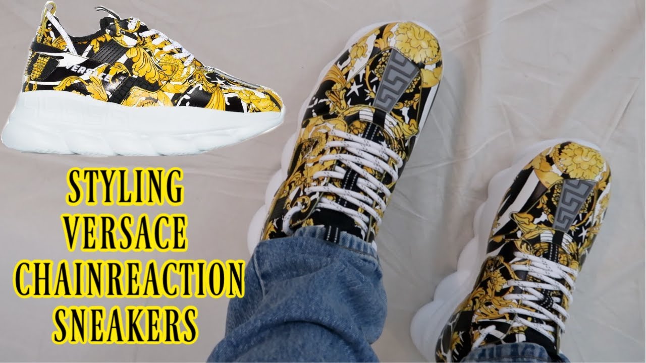 Styling Versace Chain Reaction Sneakers 