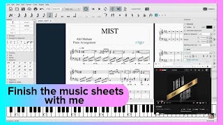make the music sheets with me (ATEEZ - MIST)