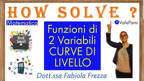 Calcolo e rappresentazione Curve di Livello esercizio svolto. Esame universitario  Matematica